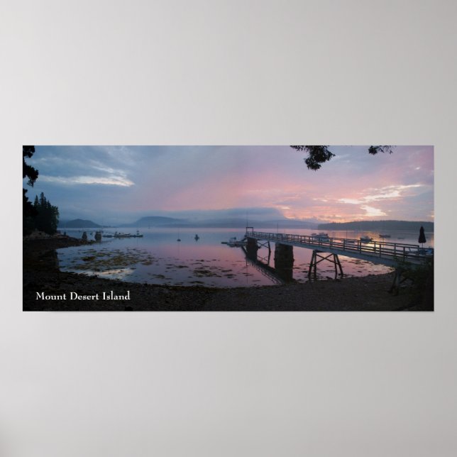 Affiche de l'île Mount Desert - 1 (Devant)