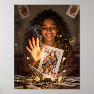 Affiche de l'Illusion Enchantée de la Reine de Cœu
