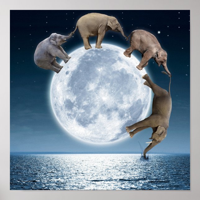 Affiche de l'Imaginaire Elephant Moon (Devant)