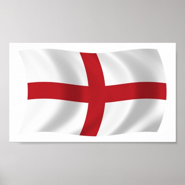 Affiche de l'impression du drapeau de l'Angleterre (Devant)