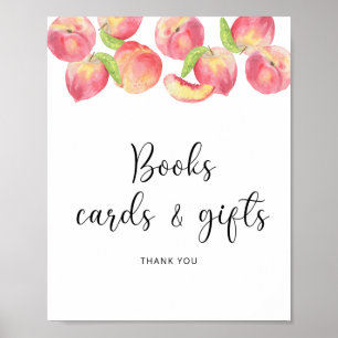 Affiche de livres de cartes et cadeaux aquarelle p