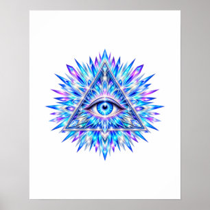 Affiche de l'œil triangulaire arctique