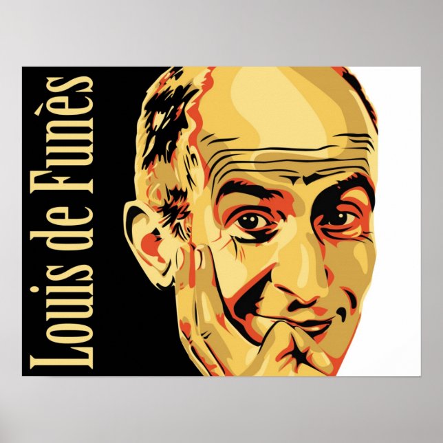 affiche de louis de funes (Devant)