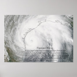 Affiche de l'ouragan Harvey