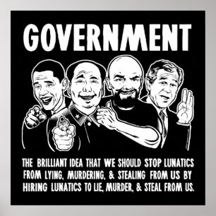 Affiche de Lunatics de gouvernement