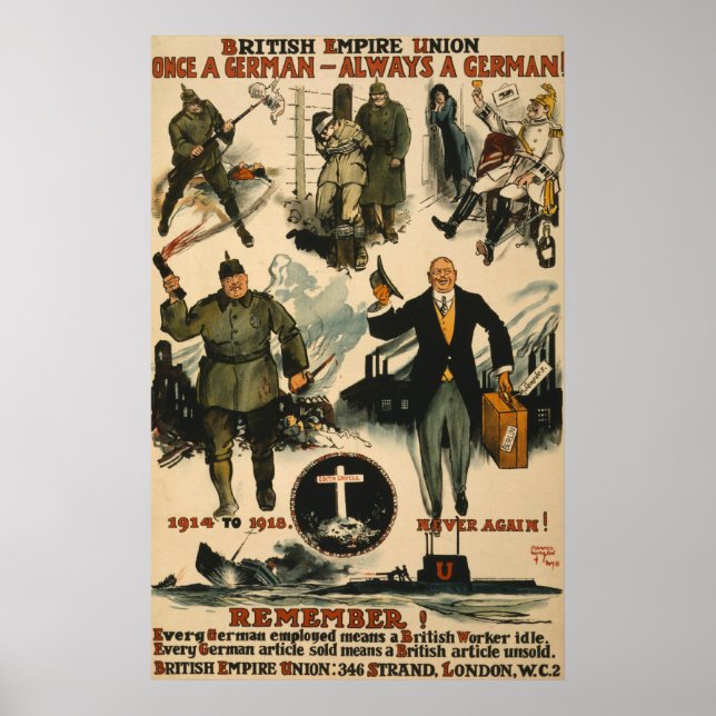 Affiche de l'Union de l'Empire britannique (Devant)