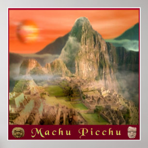 Affiche de Machu picchu