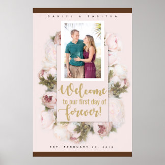 Affiche de mariage Premier Jour de Toujours