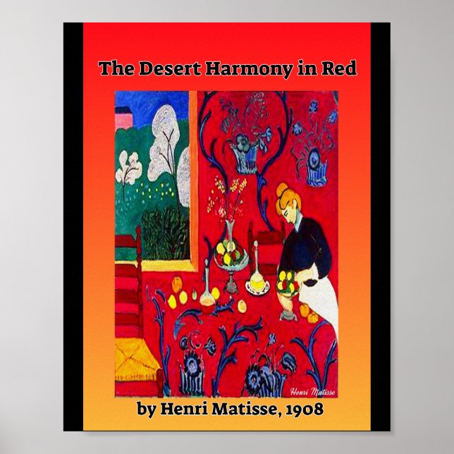 Affiche de Matisse 1908 (Devant)