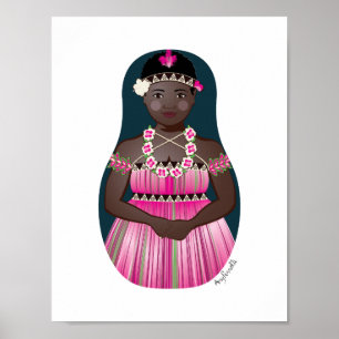 Affiche de Matriochka bougainvillienne