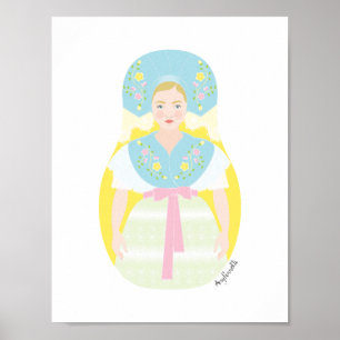 Affiche de Matriochka sorabe, wende, lusacienne