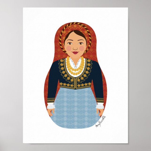 Affiche de Matryoshka grecque (Devant)