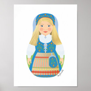 Affiche de Matryoshka norvégienne