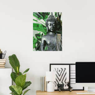 Affiche de méditation Bouddha paisible – Art mural
