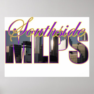 affiche de minneapolis côté sud