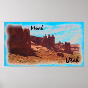 Affiche de Moab Utah