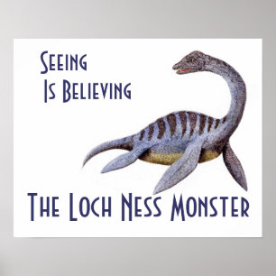 Affiche de monstre de Loch Ness
