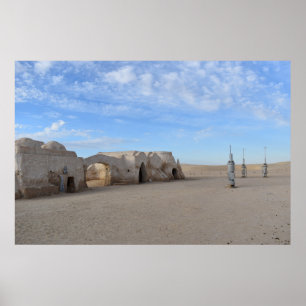 Affiche de Mos Espa sur la planète Tatooine