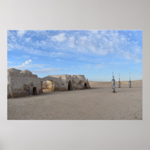 Affiche de Mos Espa sur la planète Tatooine