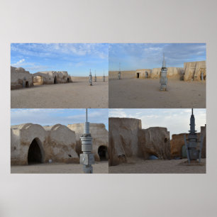 Affiche de Mos Espa sur la planète Tatooine