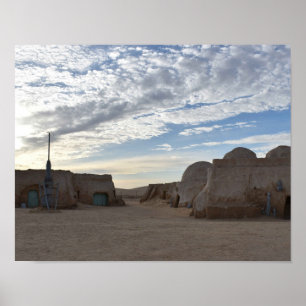 Affiche de Mos Espa sur la planète Tatooine