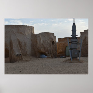 Affiche de Mos Espa sur la planète Tatooine