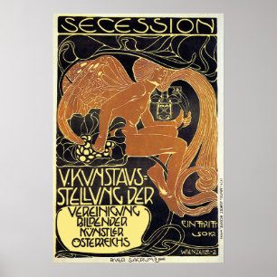 Affiche de Moser :  Exposition d'art de secession