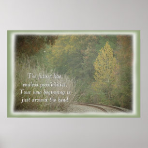 Affiche de motivation de nouveau début