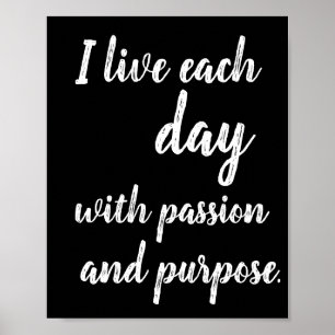 Affiche de motivation de passion d'affiche de