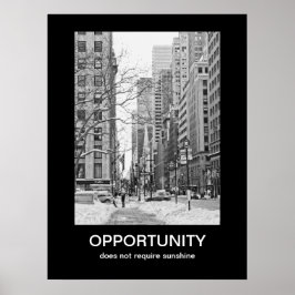 Affiche de motivation des opportunités