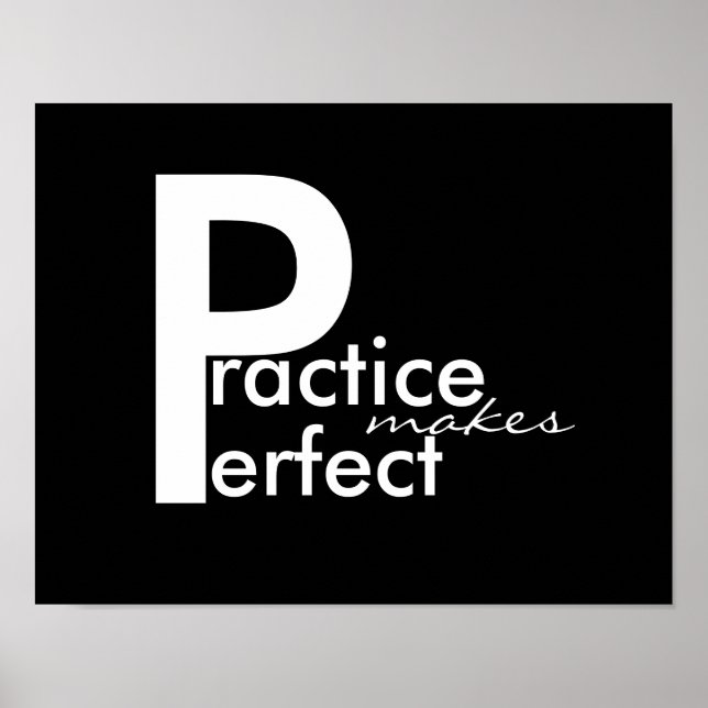 affiche de motivation noir et blanc moderne audaci (Devant)