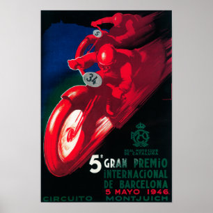 Affiche de moto de Premio Internat'l de mamie 5