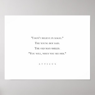 Affiche de mur d'Atticus