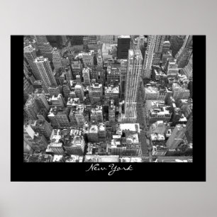 Affiche de New York Cityscape New York Empire Impr