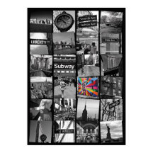 Affiche de New York - collage de photos
