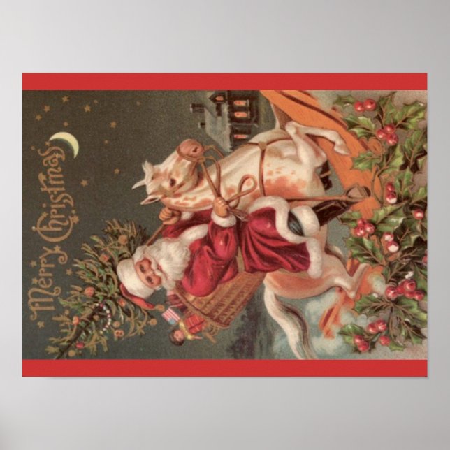 Affiche de Noël joyeuse (Devant)