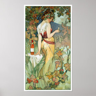 Affiche de Nouveau d'art de Mucha : Cognac