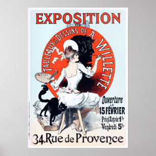 Affiche de Nouveau d'art d'exposition de Jules