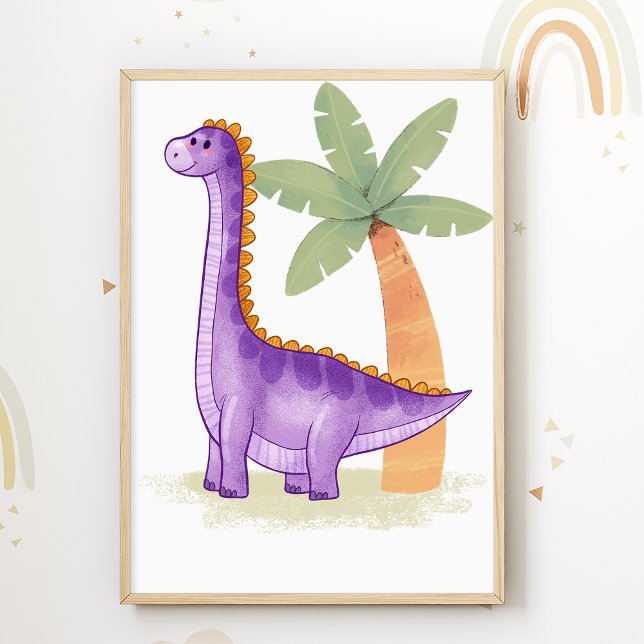 Affiche de nursery Dino Dinosaures Impression pour (Créateur téléchargé)