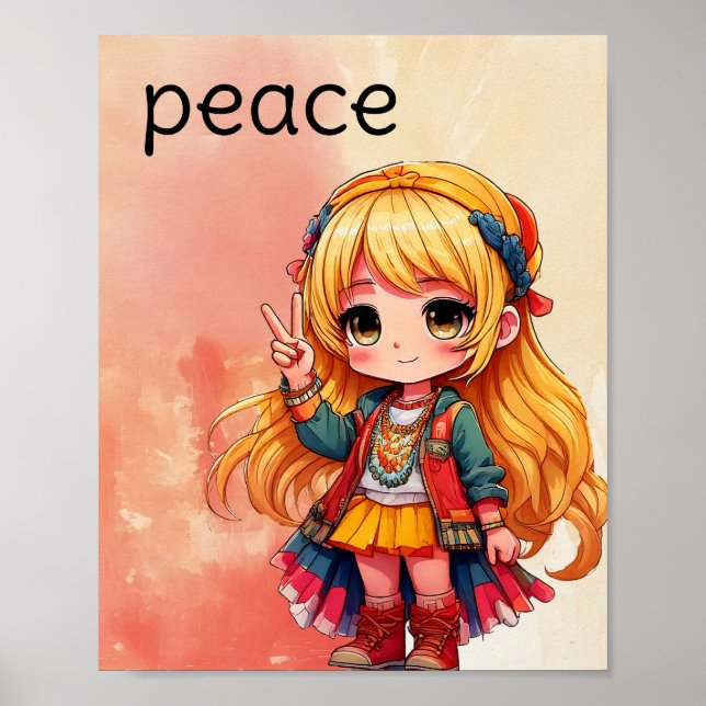 Affiche de paix (Devant)