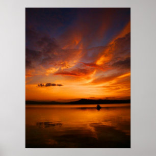 Affiche de palette de natures