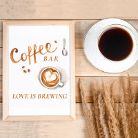 Affiche de pancarte de bar à café pour brunch de m