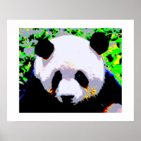 Affiche de Panda Pop Art - Impressions d'affiches