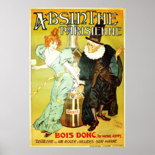 Affiche de Parisienne d'absinthe