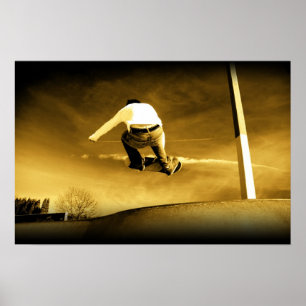 Affiche de patin - customisée