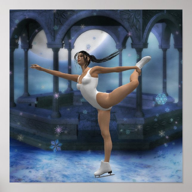 Affiche de patinage artistique (Devant)