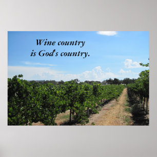 Affiche de pays de vin de Paso Robles