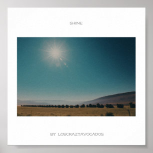 Affiche de paysage matinée sud-africaine Shine