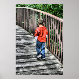 AFFICHE DE PHOTO DE L'INNOCENCE ET DE L'AVENTURE D