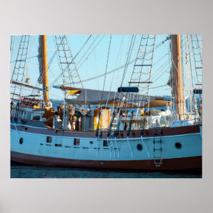 Affiche de photographie de voilier à Port Townsend